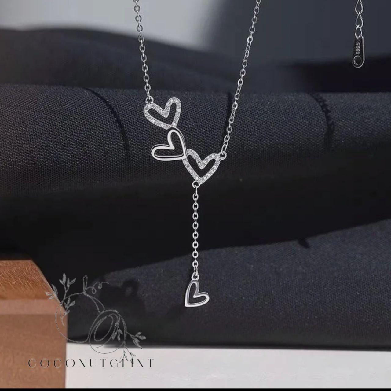 Diamond Heart Clavicle Chain