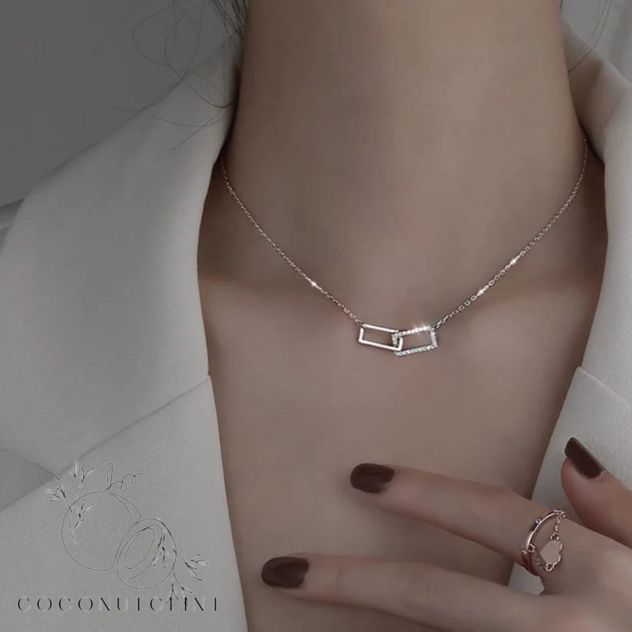 Modern Geometry Necklace